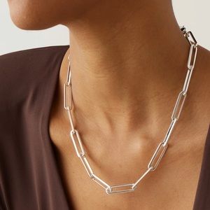 Jenny Bird Stevie necklace in silver